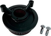 Arlen Ness Black Stage I Big Sucker Performance Air Cleaner Kit w/Standard Filter for 1991-2019 Harley-Davidson Sportster Motorcycles