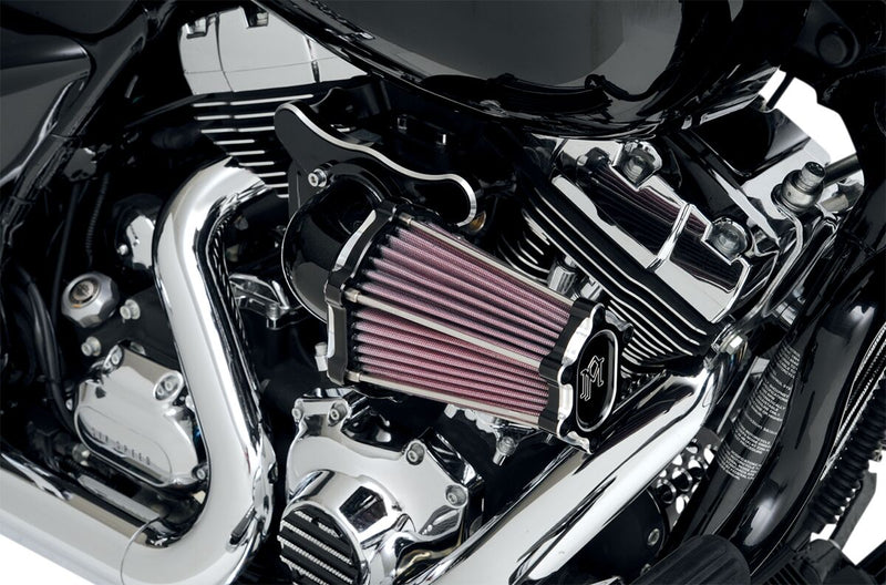 Performance Machine Fast Air Intake Cleaner - Each, Aluminum - Black / Contrast Cut™ / Silver for Harley-Davidson Touring, Softail, Dyna & Trike 2008-2017
