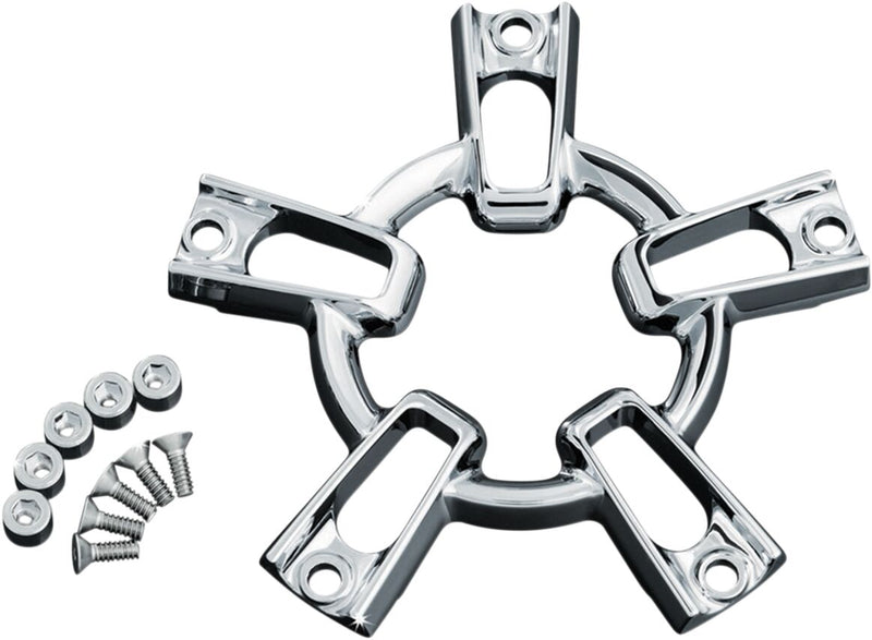 Kuryakyn Co-Ax Update Kit In Chrome For Kuryakyn Mach 2 Or Mach 2 Co-Ax Air Cleaners