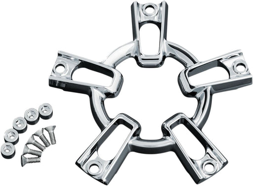 Kuryakyn Co-Ax Update Kit In Chrome For Kuryakyn Mach 2 Or Mach 2 Co-Ax Air Cleaners