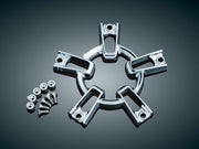 Kuryakyn Co-Ax Update Kit In Chrome For Kuryakyn Mach 2 Or Mach 2 Co-Ax Air Cleaners