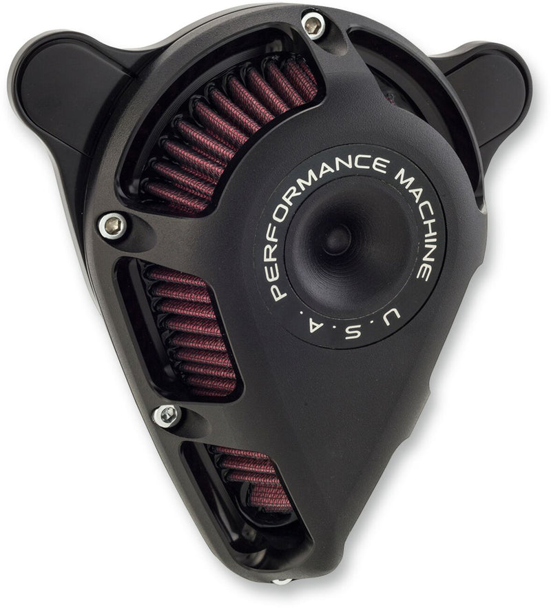 Performance Machine Jet Air Cleaner Kit - CNC Billet Aluminum - Black Ops™ for Harley-Davidson Sportster 1991-2022