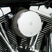 Arlen Ness Big Sucker Stage 1 Air Filter Kit w/Chrome Steel Cover for Various Various Harley-Davidson Motorcycles (See Fitment List)