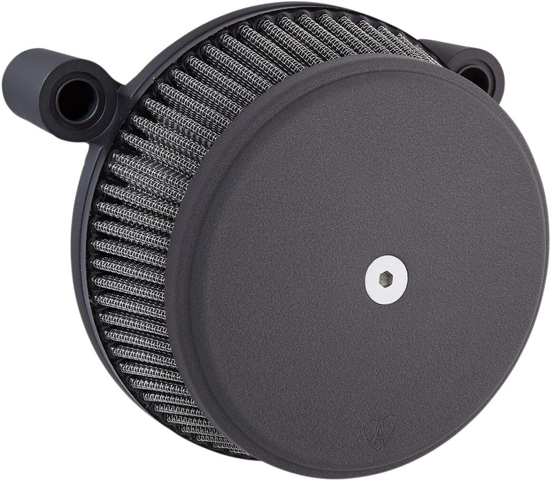 Arlen Ness Big Sucker™ Stage I Air Filter Kit - Steel - Black / Wrinkle for Harley-Davidson Touring, Softail, Dyna & Trike 2008-2017