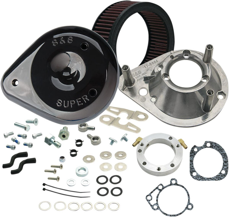 S&S Cycle Gloss Black Teardrop Air Cleaner for 1991-2006 Harley-Davidson Sportster