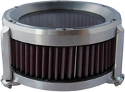 Trask Raw Machined Assault Charge High-Flow Air Cleaner for Various Various Harley-Davidson Motorcycles (See Fitment List)