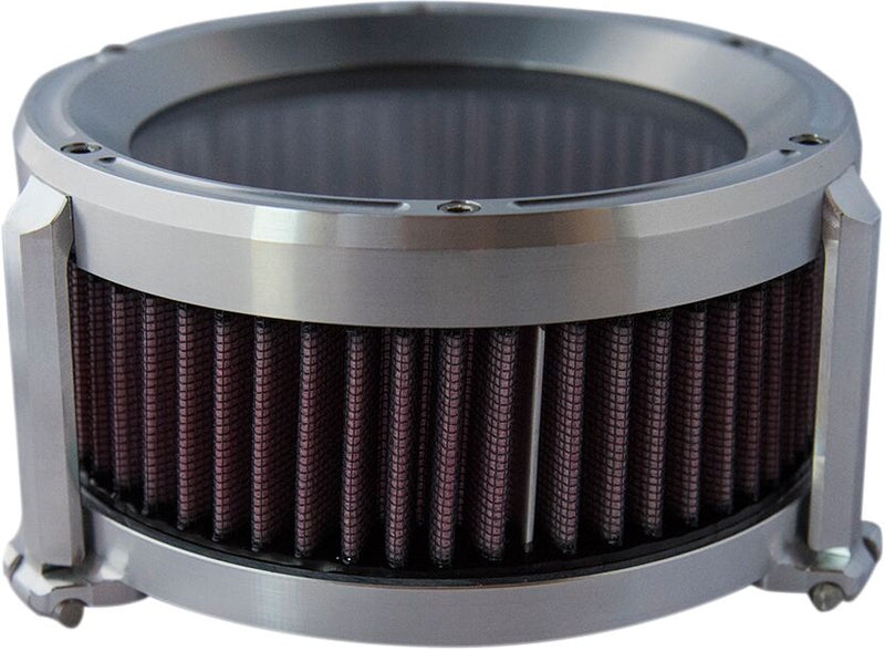 Trask Raw Machined Assault Charge High-Flow Air Cleaner for Various Various Harley-Davidson Motorcycles (See Fitment List)