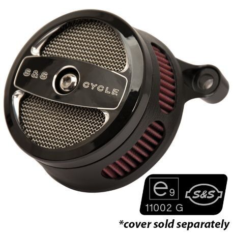 S&S Cycle EC-Approved Stealth Air Cleaner Kit for Harley-Davidson Sportster Sportster #170-0330