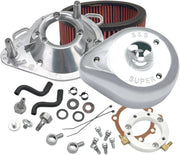 S&S Cycle Chrome Teardrop Air Cleaner Kit for Various Various Harley-Davidson Motorcycles (See Fitment List)