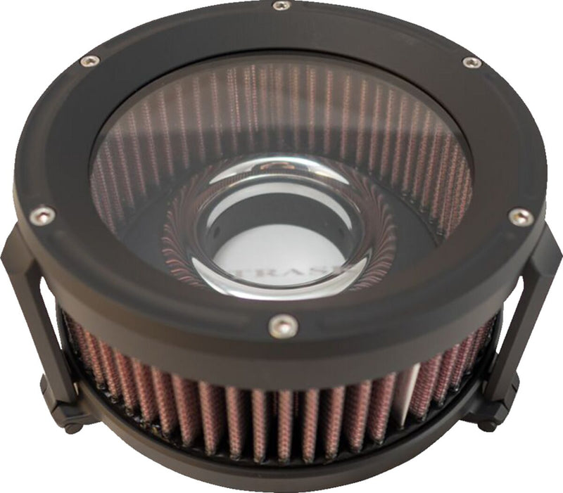 Trask Black Assault Charge High-Flow Air Cleaner for Various Various Harley-Davidson Motorcycles (See Fitment List)
