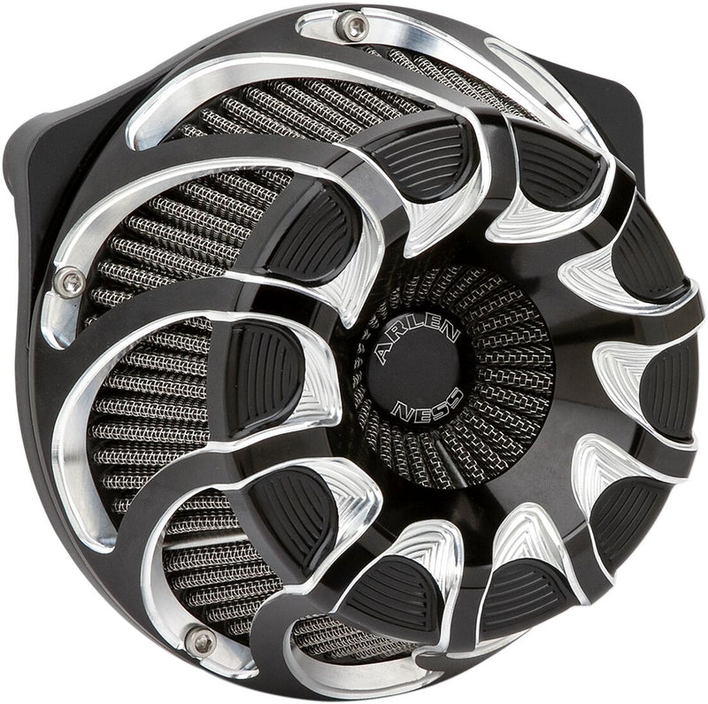 Arlen Ness Black Inverted Series Drift Air Cleaner Kit for Various Various Harley-Davidson Motorcycles (See Fitment List) #18-987