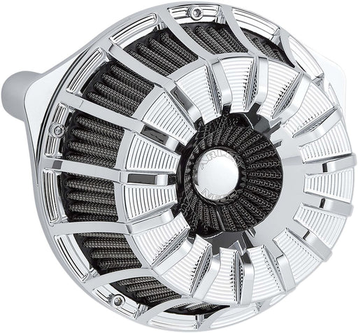 Arlen Ness Chrome 15-Spoke Inverted Series Air Cleaner Kit for Various Various Harley-Davidson Motorcycles (See Fitment List) #18-996