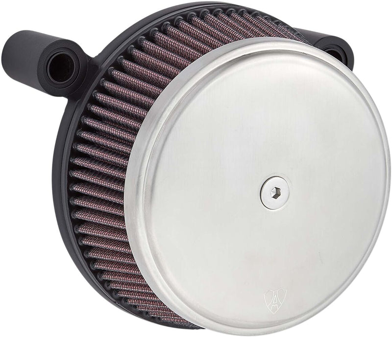 Arlen Ness Brushed Stainless Big Sucker Stage 1 Air Cleaner w/Standard Air Filter for 1991-2022 Harley-Davidson Sportster Motorcycles #18-742