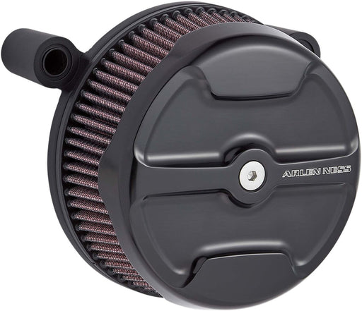 Arlen Ness Black Knuckle Big Sucker Stage 1 Air Cleaner w/Standard Air Filter for Various Various Harley-Davidson Motorcycles (See Fitment List) #18-750