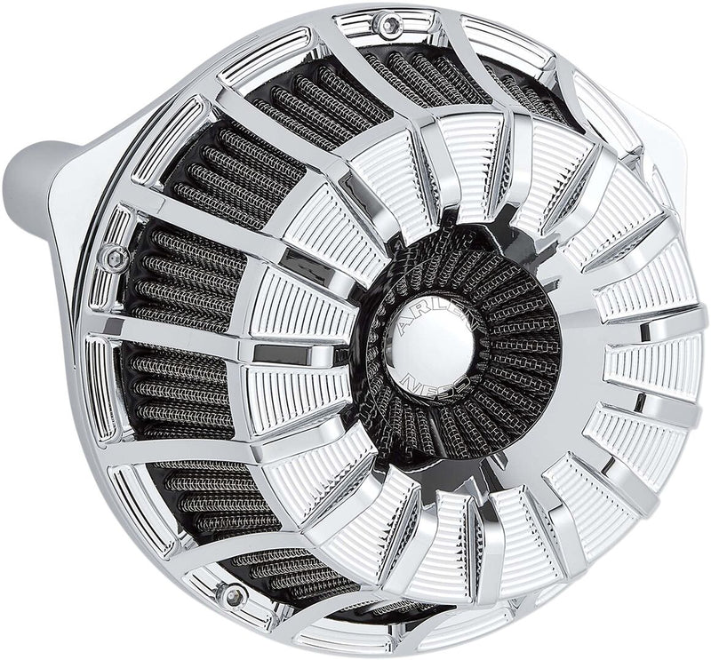 Arlen Ness Chrome 15-Spoke Inverted Series Air Cleaner Kit for Various Various Harley-Davidson Motorcycles (See Fitment List) #18-992