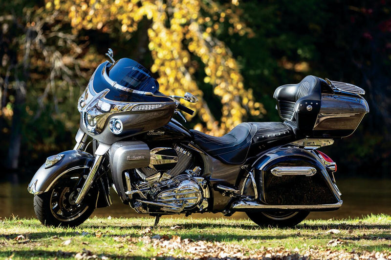 Kuryakyn Signature Series Vantage Air Cleaner By John Shope In Chrome & Black For Indian 2014-2020 Motorcycles (Except Scout) #KUR9270