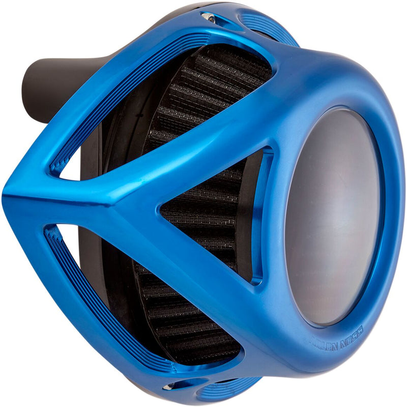 Arlen Ness Blue Anodised Clear Tear Series Air Cleaner Kit for Various Various Harley-Davidson Motorcycles (See Fitment List) #18-975
