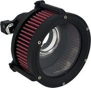 Trask Reverse Cut Assault Charge High-Flow Air Cleaner for 1991-2022 Harley-Davidson Sportster #TM-1022-BK