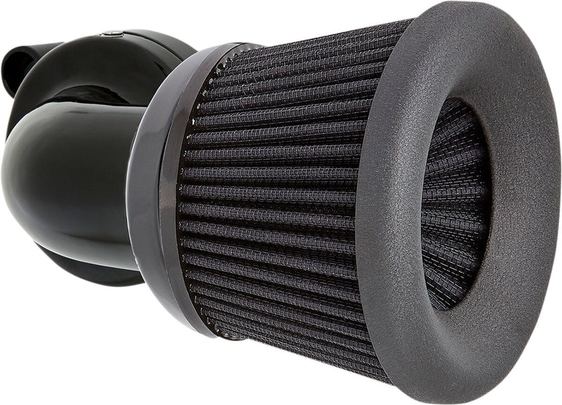 Arlen Ness Black Velocity 90 Degree Air Cleaner Kit for Various Various Harley-Davidson Motorcycles (See Fitment List)