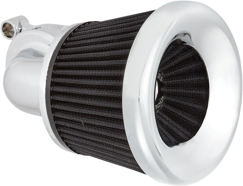Arlen Ness Chrome Velocity 90 Degree Air Cleaner Kit for Various Various Harley-Davidson Motorcycles (See Fitment List)