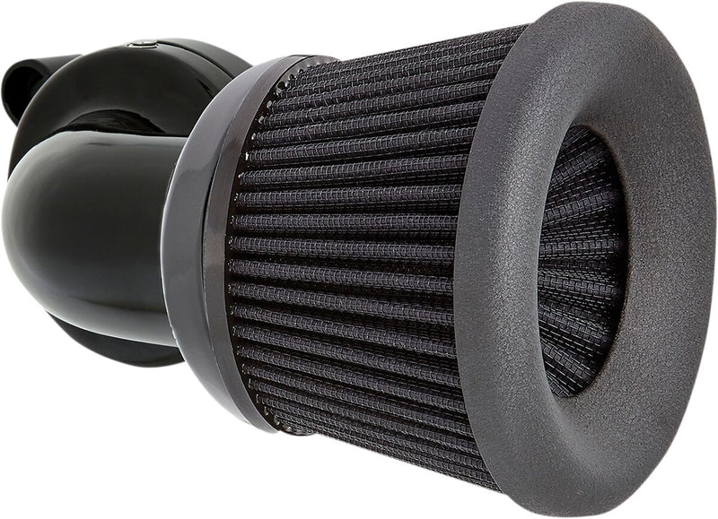 Arlen Ness Black Velocity 90 Degree Air Cleaner Kit for Various Various Harley-Davidson Motorcycles (See Fitment List)