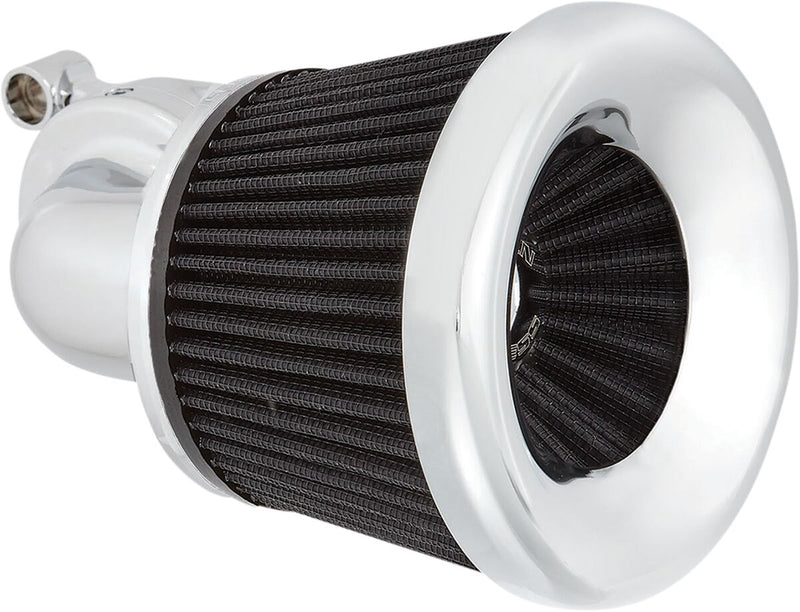 Arlen Ness Chrome Velocity 90 Degree Air Cleaner Kit for Various Various Harley-Davidson Motorcycles (See Fitment List)