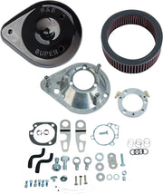 S&S Cycle Black Tear Drop Air Cleaner Kit for 2007-2020 Harley-Davidson Sportster