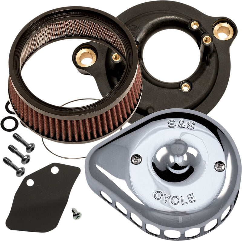 S&S Cycle Mini Teardrop Stealth Air Cleaner Kit for Various Various Harley-Davidson Motorcycles (See Fitment List)