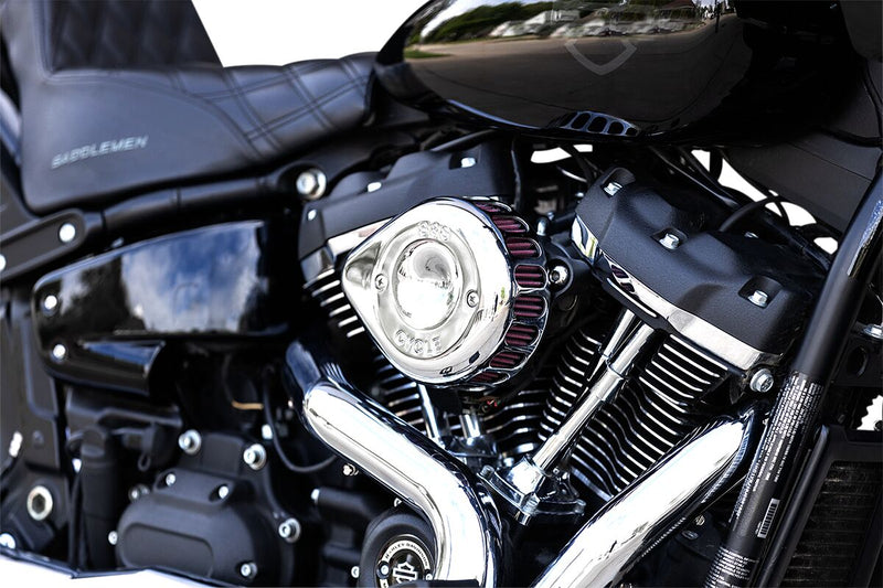 S&S Cycle Mini Teardrop Stealth Air Cleaner Kit for Various Various Harley-Davidson Motorcycles (See Fitment List) #170-0435C