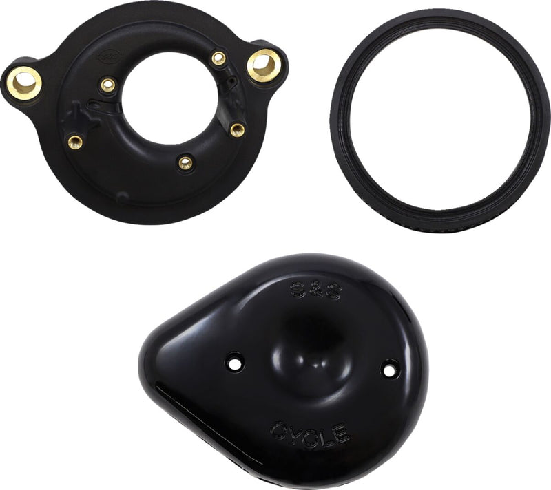 S&S Cycle Mini Teardrop Stealth Air Cleaner Kit for Various Various Harley-Davidson Motorcycles (See Fitment List) #170-0436C