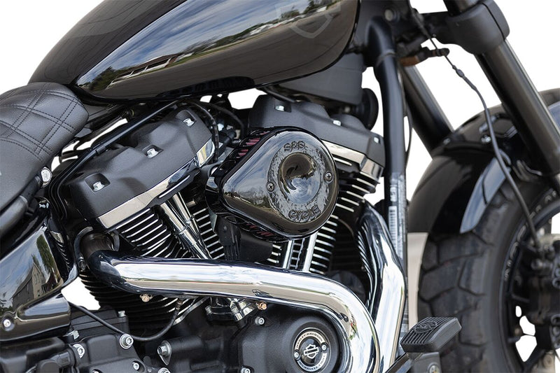 S&S Cycle Mini Teardrop Stealth Air Cleaner Kit for Various Various Harley-Davidson Motorcycles (See Fitment List)