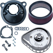S&S Cycle Mini Teardrop Stealth Air Cleaner Kit for 2007-2020 Harley-Davidson Sportster #170-0439C