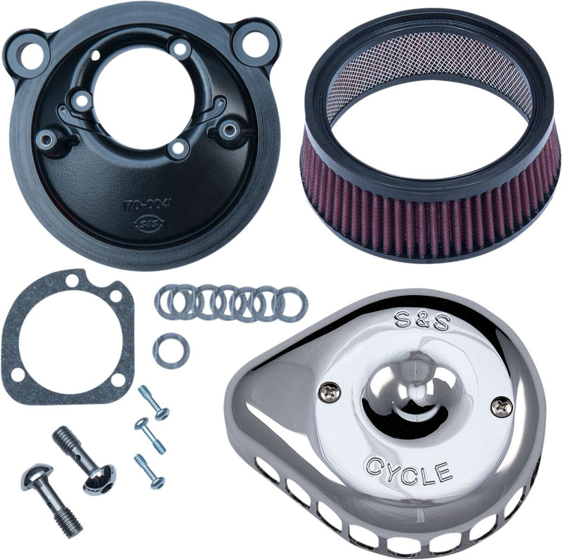 S&S Cycle Mini Teardrop Stealth Air Cleaner Kit for 2007-2020 Harley-Davidson Sportster