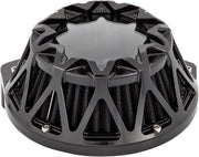 Arlen Ness Black Crossfire Air Cleaner Kit for Various Various Harley-Davidson Motorcycles (See Fitment List)
