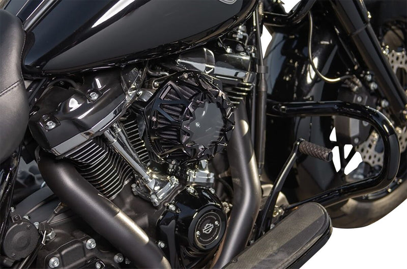 Arlen Ness Black Crossfire Air Cleaner Kit for Various Various Harley-Davidson Motorcycles (See Fitment List)