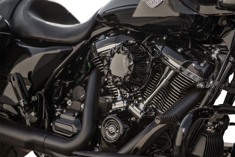 Arlen Ness Black Crossfire Air Cleaner Kit for Various Various Harley-Davidson Motorcycles (See Fitment List)