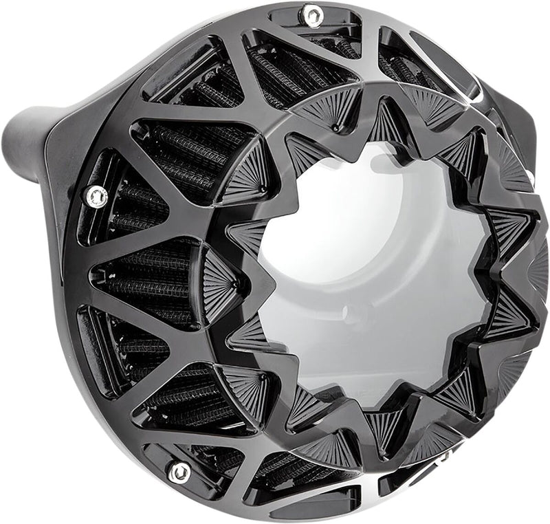 Arlen Ness Black Crossfire Air Cleaner Kit for Various Various Harley-Davidson Motorcycles (See Fitment List)