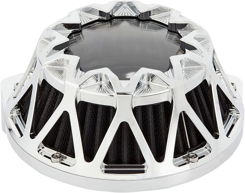 Arlen Ness Chrome Crossfire Air Cleaner Kit for Various Various Harley-Davidson Motorcycles (See Fitment List)