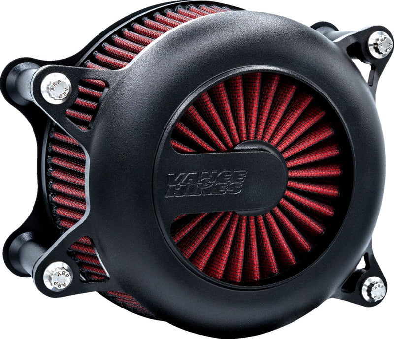 Vance & Hines Rogue Air Cleaner In Wrinkle Black For 2008-2017 HD Softail, Touring And Trike Models