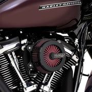 Vance & Hines Cage Fighter Air Cleaner In Matt Black For HD Softail, Touring And Trike Models