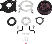 Vance & Hines Cage Fighter Air Cleaner Kit in Brushed Stainless Steel For HD Softail, Touring And Trike Models