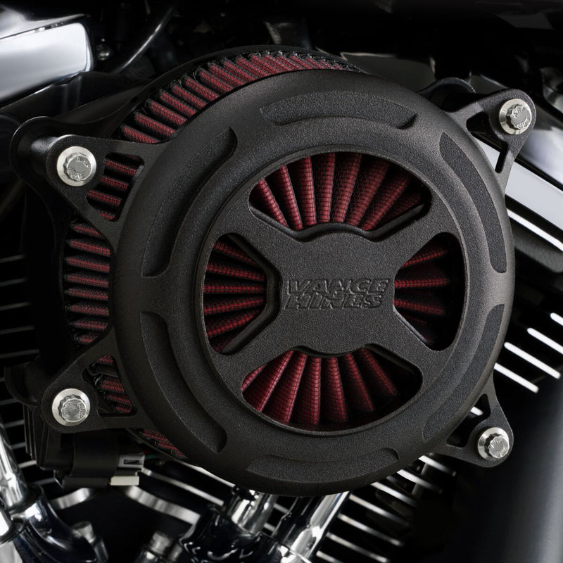 Vance & Hines X Air Cleaner In Wrinkle Black For 1999-2017 HD Sportster Models