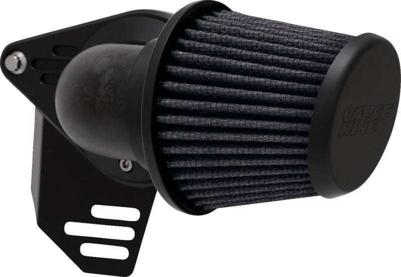 Vance & Hines V02 Falcon XL Air Intake Kit - Billet Aluminum, Falcon /  VO2 /  XL - Black / Carbon Fiber / Red for Harley-Davidson Touring, Softail, Dyna & Trike 2017-2025