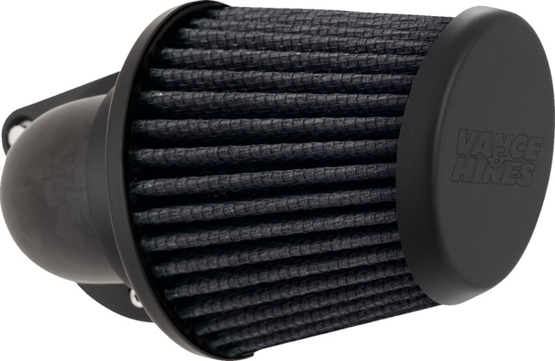 Vance & Hines Falcon Air Cleaner In Black With Forged Carbon Fibre Elbow For 1991-2022 HD Sportster Models