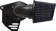 Vance & Hines Falcon Air Cleaner In Black With Weaved Carbon Fibre Elbow For HD Softail, Touring And Trike Models