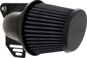 Vance & Hines Falcon Air Cleaner In Black With Weaved Carbon Fibre Elbow For 2008-2017 HD Softail, Touring And Trike Models