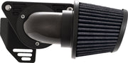 Vance & Hines Falcon Air Cleaner In Black With Weaved Carbon Fibre Elbow For 2008-2017 HD Softail, Touring And Trike Models