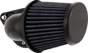 Vance & Hines Falcon Air Cleaner In Black With Weaved Carbon Fibre Elbow For 1999-2017 HD Dyna, Softail And Touring Models