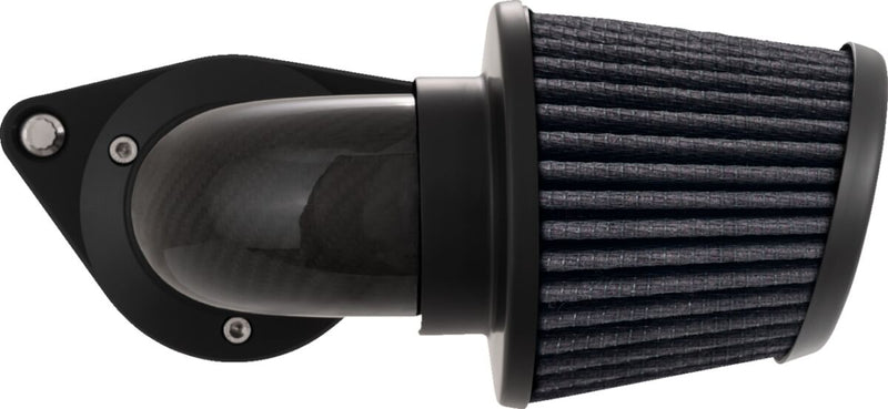 Vance & Hines VO2 Falcon Air Intake Kit - Falcon /  VO2, Billet Aluminum - Black / Carbon Fiber Weave for Harley-Davidson Sportster 1991-2022