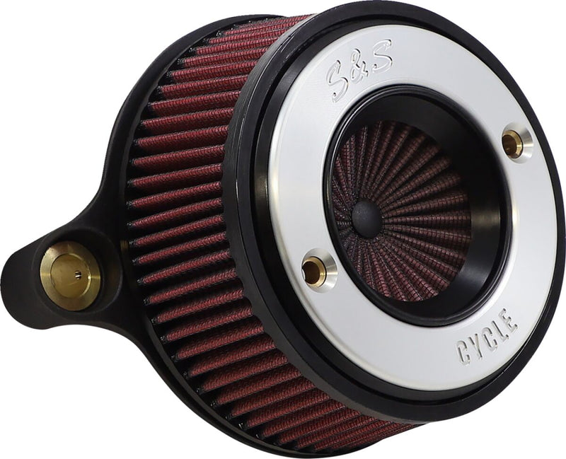 S&S Cycle Air Stinger Stealth Air Cleaner Kit for 2017-2025 Harley-Davidson Chrome Silver #170-0714A